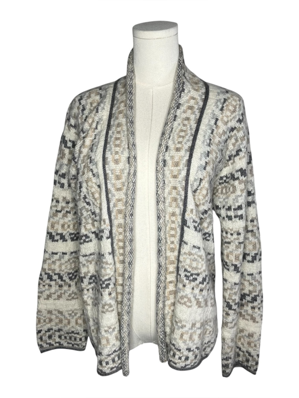 Kuna Baby Alpaca Blend Open Front Cardigan
